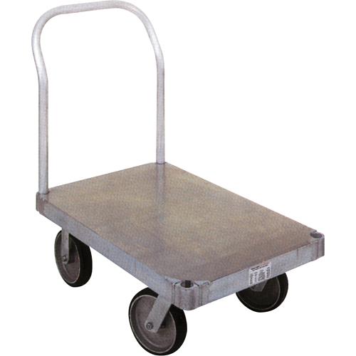 Diable en aluminium, 24" la x 36" lo, 2000 lb cap, Roues Caoutchouc Oxford Builders Supplies Inc