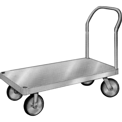 Diable en aluminium, 24" la x 36" lo, 2000 lb cap, Roues Caoutchouc Oxford Builders Supplies Inc