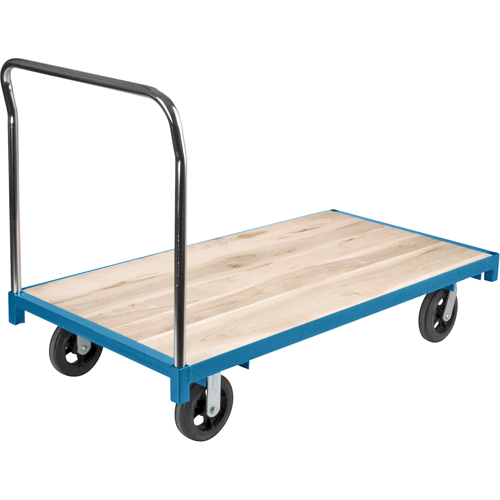 Heavy-Duty Platform Truck, 60" L x 30" W, 2000 lbs. Capacity, Rubber Casters Oxford Builders Supplies Inc