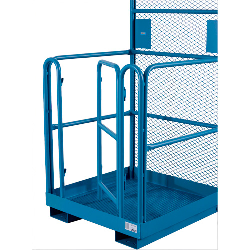 Nacelle &eacute;l&eacute;vatrice pour travail en hauteur, 36" x 36" x 72" h, Capacit&eacute; de 1000 lb, Acier Oxford Builders Supplies Inc