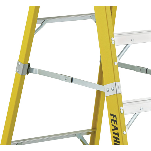 Industrial Heavy-Duty Platform Stepladders (6500 Series), 6', 300 lbs. Cap. Oxford Builders Supplies Inc