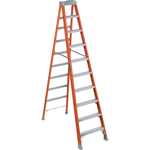 Escabeaux industriels robustes, 10', Fibre de verre, Capacit&eacute; 300 lb, Type 1A Oxford Builders Supplies Inc