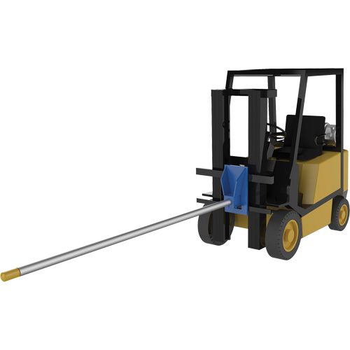 Forklift Carpet Boom, 108-1/2" Length, Carriage Mount, 2500 lbs. Capacity Oxford Builders Supplies Inc