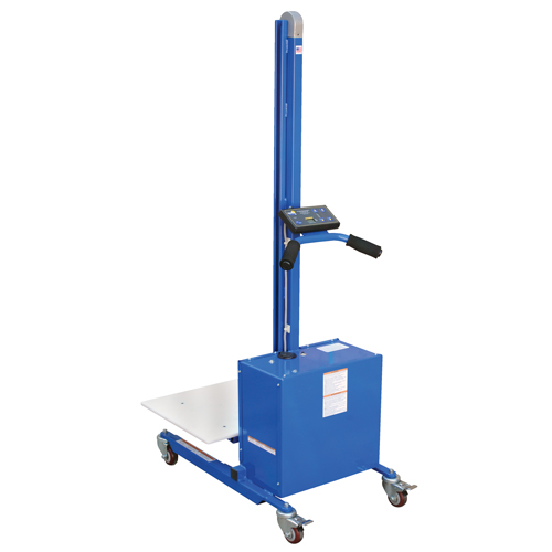 Quick Lift Platform Stacker, Electric Operated, 175 lbs. Capacity, 57" Max Lift Oxford Builders Supplies Inc
