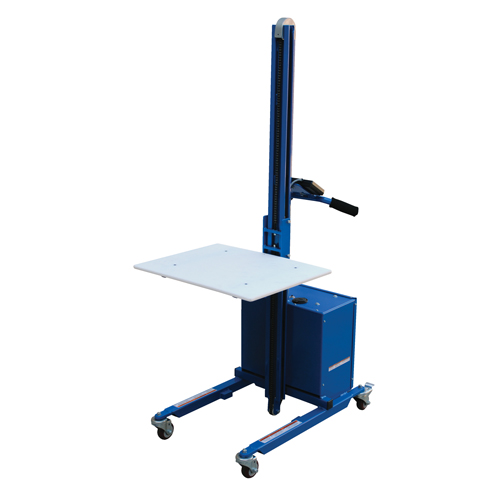 Quick Lift Platform Stacker, Electric Operated, 175 lbs. Capacity, 57" Max Lift Oxford Builders Supplies Inc