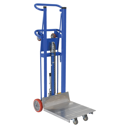 Hydra Lift Platform Stacker, Foot Pump Operated, 750 lbs. Capacity, 52" Max Lift Oxford Builders Supplies Inc