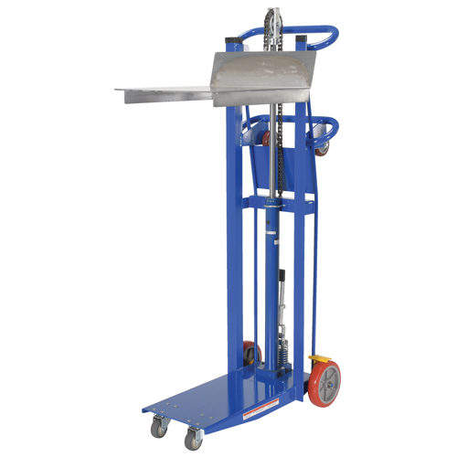 Hydra Lift Platform Stacker, Foot Pump Operated, 750 lbs. Capacity, 52" Max Lift Oxford Builders Supplies Inc