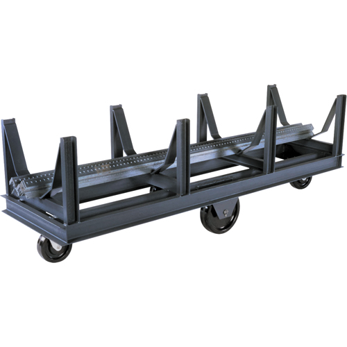 Chariot &agrave; berceaux, 96" lo x 28" la x 29" h, Capacit&eacute; de 10 000 lb, Roue Ph&eacute;nolique Oxford Builders Supplies Inc