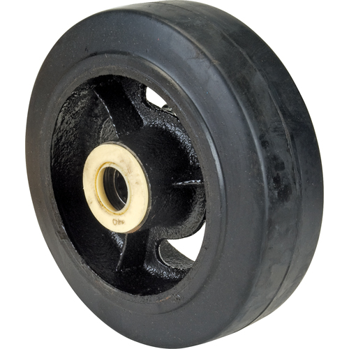 Rubber Wheels, 6" (152 mm) Dia. x 2" (51 mm) W, 550 lbs. (249 kg.) Capacity Oxford Builders Supplies Inc