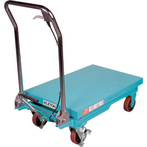 Heavy-Duty Hydraulic Scissor Lift Table, 32" L x 19-3/4" W, Steel, 660 lbs. Capacity Oxford Builders Supplies Inc