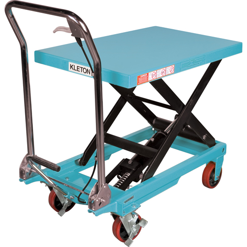 Heavy-Duty Hydraulic Scissor Lift Table, 32" L x 19-3/4" W, Steel, 660 lbs. Capacity Oxford Builders Supplies Inc