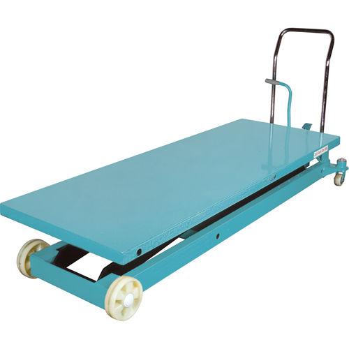 Heavy-Duty Hydraulic Scissor Lift Table, 80-1/8" L x 29-1/2" W, Steel, 2200 lbs. Capacity Oxford Builders Supplies Inc