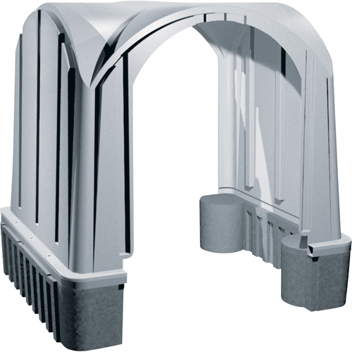 Outdoor Poly Shelters, 2 Walls, 7' L x 6' W x 7' H Oxford Builders Supplies Inc