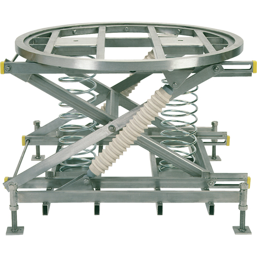 Spring-Operated Pallet Lifters - Pallet Pal&reg;, 43-5/8" L x 43-5/8" W, 4500 lbs. Cap. Oxford Builders Supplies Inc