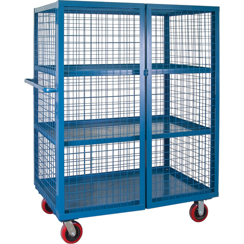 Chariot en treillis m&eacute;tallique, 3 niveaux, 75" lo x 32" la x 62,5" h, Cap. 2400 lb Oxford Builders Supplies Inc