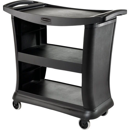 Executive Service Cart, 3 Tiers, 20" x 38" x 39", 300 lbs. Capacity Oxford Builders Supplies Inc