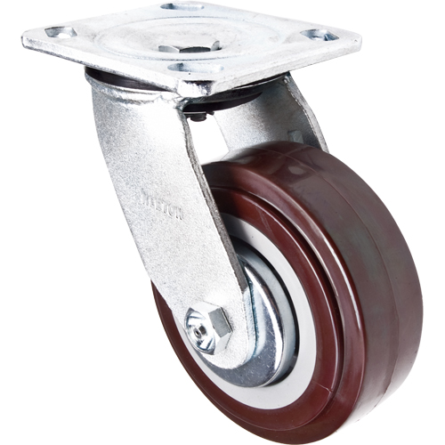 Roulette, Pivotant, 5" (127 mm), Polyur&eacute;thane, 650 lb (294 kg) Oxford Builders Supplies Inc