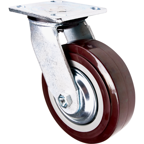 Roulette, Pivotant, 6" (152,4 mm), Polyur&eacute;thane, 850 lb (385 kg) Oxford Builders Supplies Inc