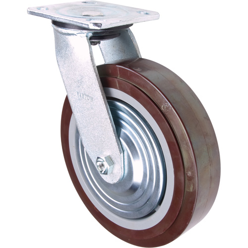 Roulette, Pivotant, 8" (203,2 mm), Polyur&eacute;thane, 1000 lb (453,6 kg) Oxford Builders Supplies Inc