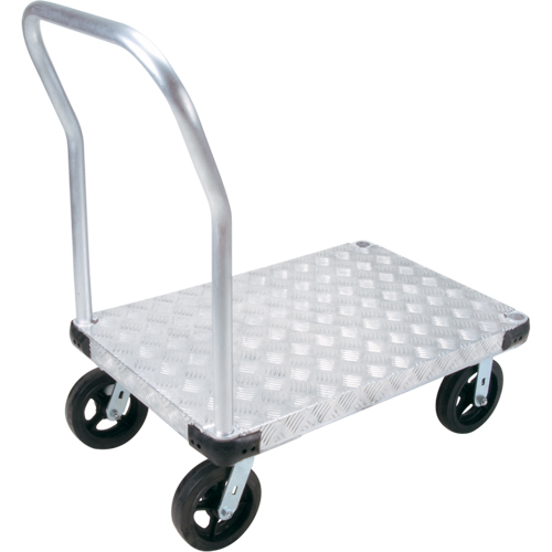 Chariots &agrave; plateforme en aluminium, 24" la x 48" lo, 2000 lb cap, Roues Caoutchouc moul&eacute; Oxford Builders Supplies Inc