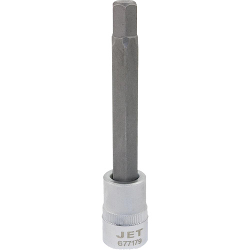 Bit Socket, Hex, 10 mm x 4" L, 3/8" Drive Oxford Builders Supplies Inc