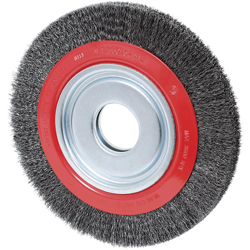 Disque &agrave; fils cr&ecirc;p&eacute;s, 8" dia., Fils 0,007", Arbre 1/2"/2"/5/8" Oxford Builders Supplies Inc