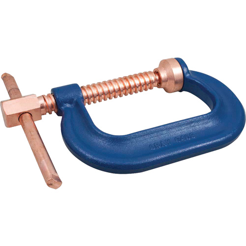 Heavy-Duty Forged C-Clamp, 10" (254 mm) Capacity, 5" (127 mm) Throat Depth Oxford Builders Supplies Inc