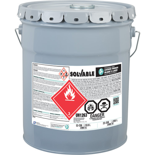 Diluant pour laque de calibre professionnel, Seau, 18,9 L Oxford Builders Supplies Inc