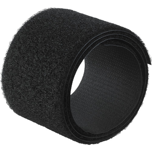Flame-Resistant Fastener, Loop, 50 yds x 3/4", Sew-On, Black Oxford Builders Supplies Inc