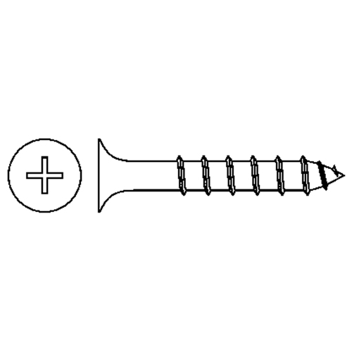 Drywall Screws, #6 x 1-1/4" L, Black Oxide Oxford Builders Supplies Inc