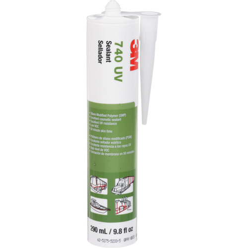 Adhesive Sealant 740 UV, 290 ml, Cartridge, Grey Oxford Builders Supplies Inc