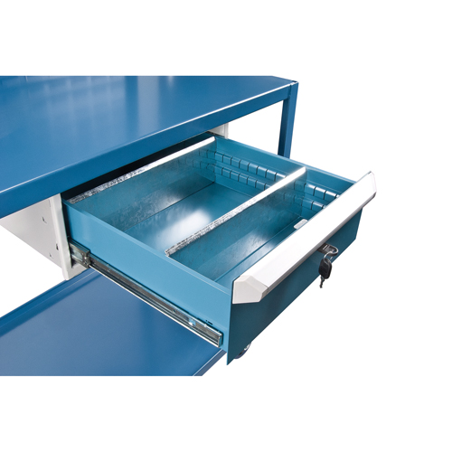 Chariots de service mobiles, 2 Tiers, 24" la x 57" h x 40" p, Capacit&eacute; 1200 lb Oxford Builders Supplies Inc