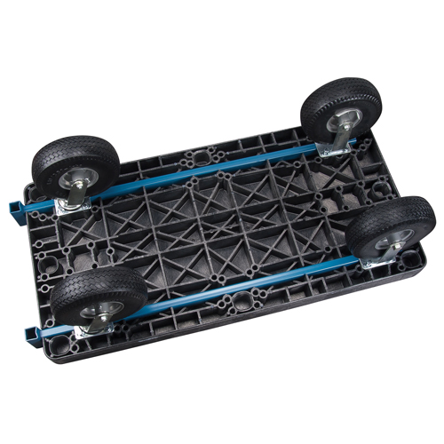 Chariots &agrave; plateforme en plastique, 60" lo x 30" la, 900 lb cap, Roues Anticrevaison Oxford Builders Supplies Inc