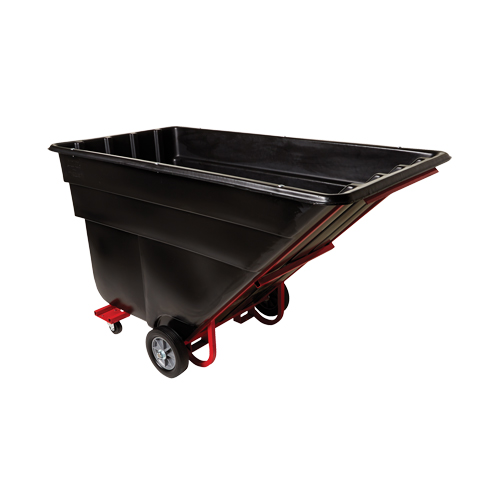 Chariot basculeur en acier, Poly&eacute;thyl&egrave;ne, 1-1/2 vg³, Capacit&eacute; de charge de 1200 lb Oxford Builders Supplies Inc