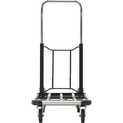 Fold-Up Platform Truck, Stainless Steel, 300 lbs., 28" L x 16" W, 33-1/2" High Oxford Builders Supplies Inc