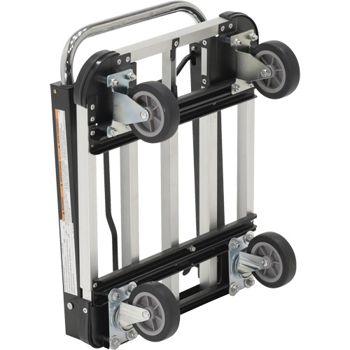 Fold-Up Platform Truck, Stainless Steel, 300 lbs., 28" L x 16" W, 33-1/2" High Oxford Builders Supplies Inc