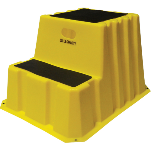 Escabeaux emboîtables industriels, 2 marches, 33" x 25-3/4" x Hauteur 24" Oxford Builders Supplies Inc