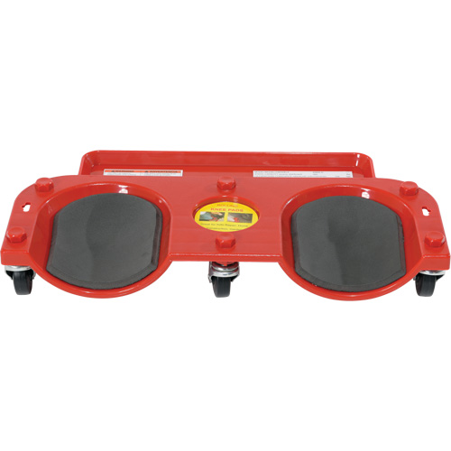 Socle roulant pour les genoux, Plastique, Rouge, Capacit&eacute; 350 lb Oxford Builders Supplies Inc