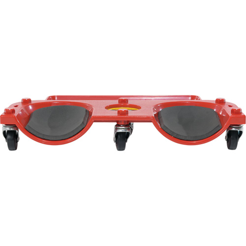 Socle roulant pour les genoux, Plastique, Rouge, Capacit&eacute; 350 lb Oxford Builders Supplies Inc