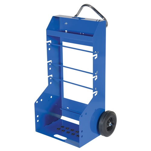 Portable Wire Reel Caddy, Steel, 4 Rod, 29" W x 47-5/16" H x 21-7/8" D, 300 lbs. Capacity Oxford Builders Supplies Inc