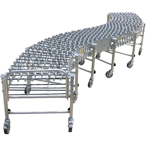 Convoyeurs extensibles/flexibles, 24" la x 12' 10" lo, Capacit&eacute; de 226 lb par pi lin. Oxford Builders Supplies Inc
