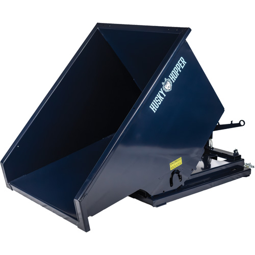 Self-Dumping Hopper, Steel, 4 cu.yd., Blue Oxford Builders Supplies Inc