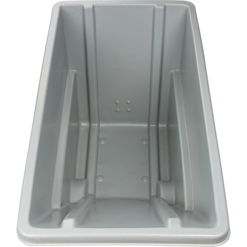 Chariot basculeur en acier, Poly&eacute;thyl&egrave;ne, 0,625 vg³, Capacit&eacute; de charge de 500 lb Oxford Builders Supplies Inc