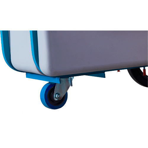 Chariot basculeur en acier, Poly&eacute;thyl&egrave;ne, 0,625 vg³, Capacit&eacute; de charge de 850 lb Oxford Builders Supplies Inc