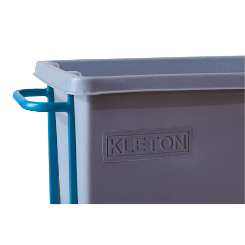 Chariot basculeur en acier, Poly&eacute;thyl&egrave;ne, 0,625 vg³, Capacit&eacute; de charge de 850 lb Oxford Builders Supplies Inc
