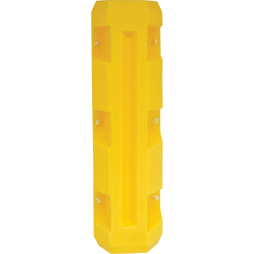 Slim Column Protector, 5" x 5" Inside Opening, 12" L x 12" W x 42" H, Yellow Oxford Builders Supplies Inc