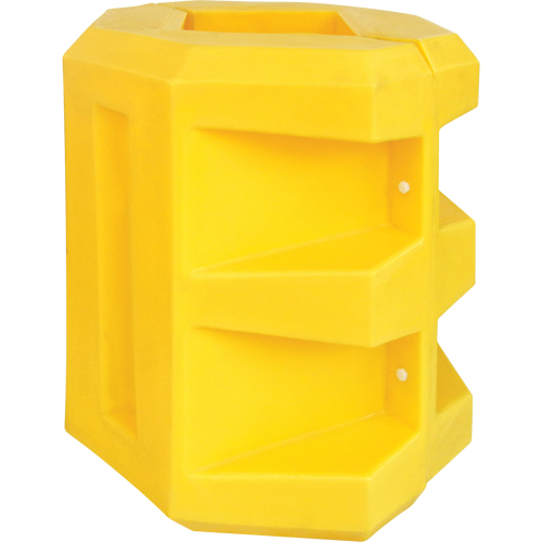 Protecteur de colonne courte, Ouverture int&eacute;rieure 6" x 6", 24" lo x 24" la x 24" h, Jaune Oxford Builders Supplies Inc