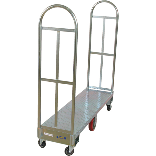 U-Boat Platform Truck, 60" L x 16" W, 1750 lbs. Capacity, Polyurethane Casters Oxford Builders Supplies Inc