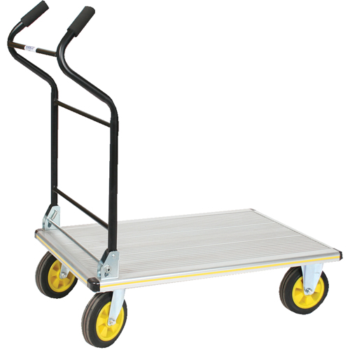 Folding Ergo-Handle Platform Truck, Aluminum, 660 lbs., 35-1/2" L x 24" W, 41" High Oxford Builders Supplies Inc