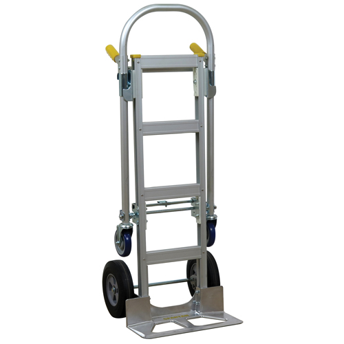 SPTN-JR-T18-SR Spartan Jr. Convertible Hand Truck, Aluminum, 1000 lbs. Capacity Oxford Builders Supplies Inc